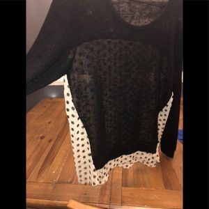 Silvergate sheer shirt a medium